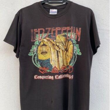 Led Zeppelin Rock Band Tour T shirt Retro style Men Women tee