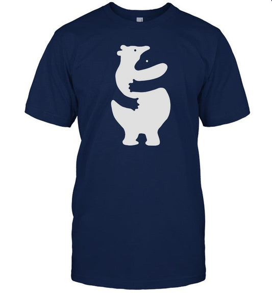 polar bear hug funny shirt