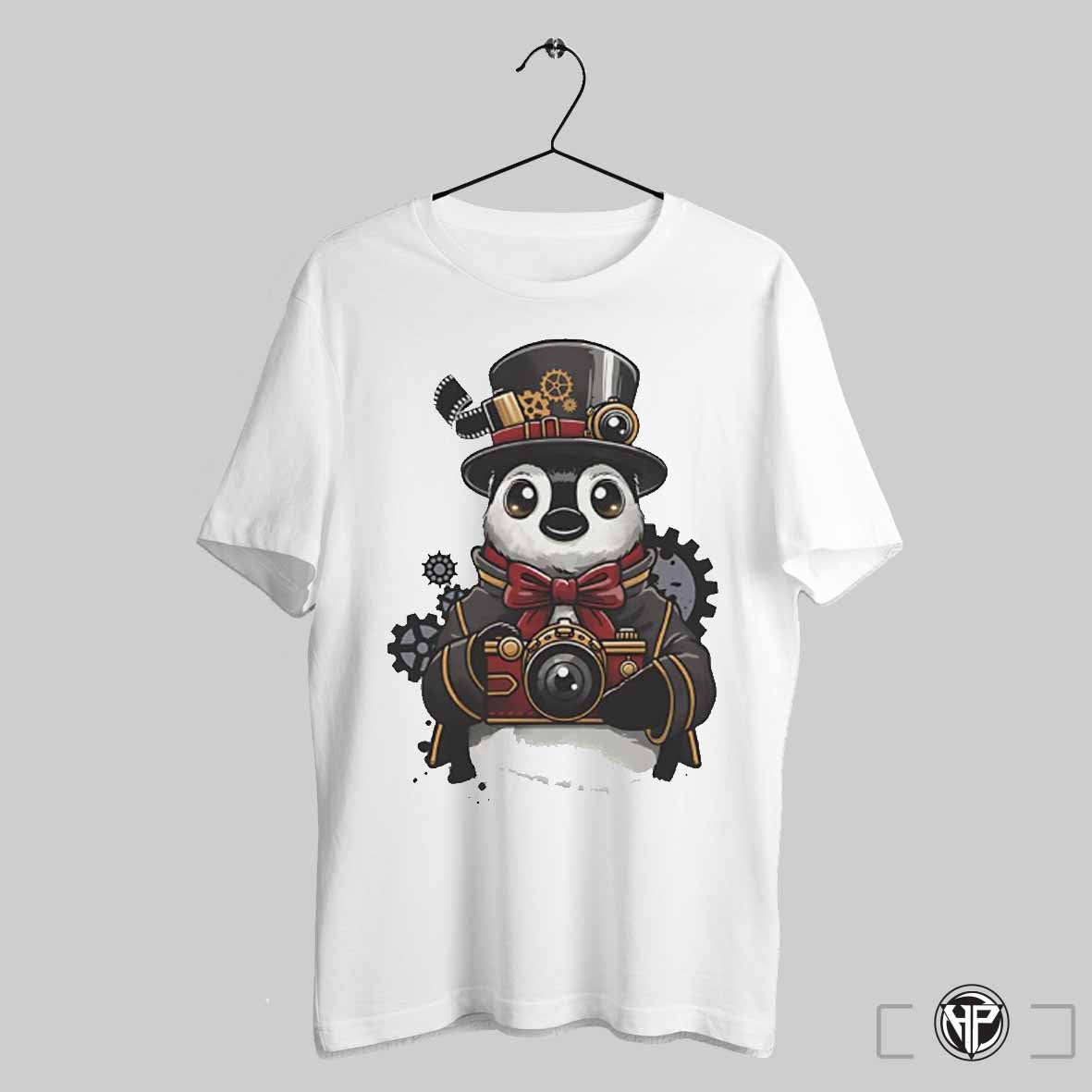 Steampunk Penguin Photographer Shirt Trendy Sweatshirt