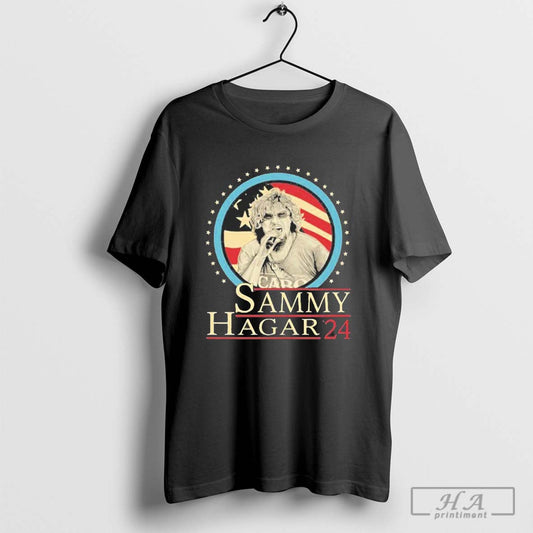 Sammy Hagar '24 Fans Gift Graphics American Flag Shirt