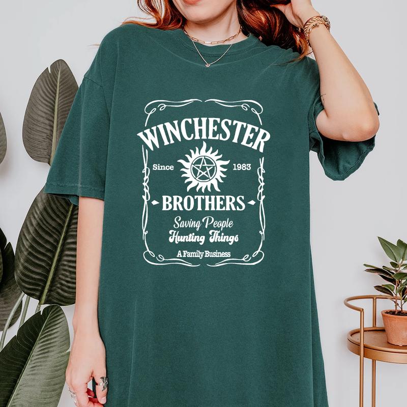 Supernatural T Shirt, Winchester Brothers T Shirt, Gift For Woman and Man Unisex T-Shirt Sweatshirt Hoodie