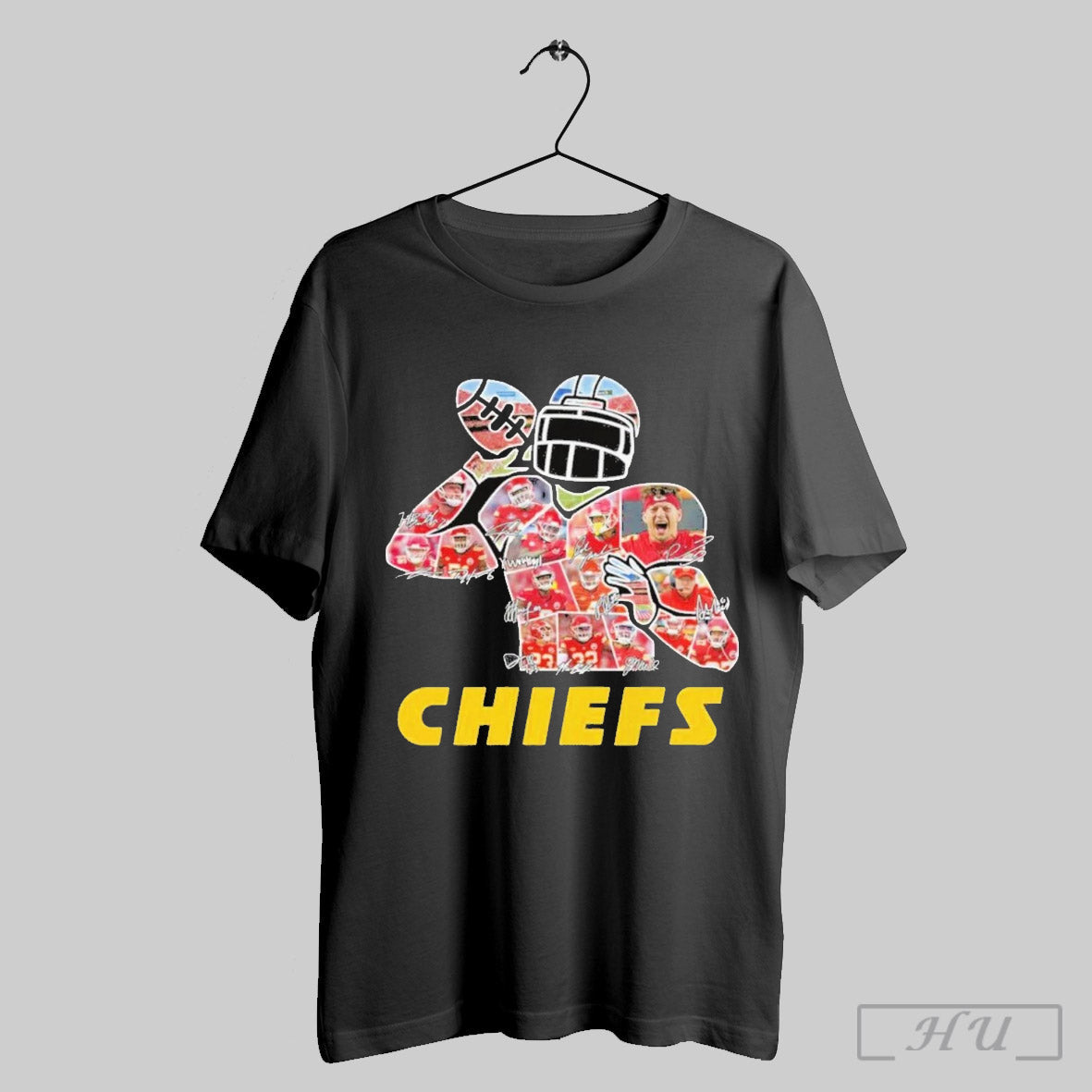 Super Bowl Lix 2025 Kansas City Chiefs Signatures Shirt Sweatshirt