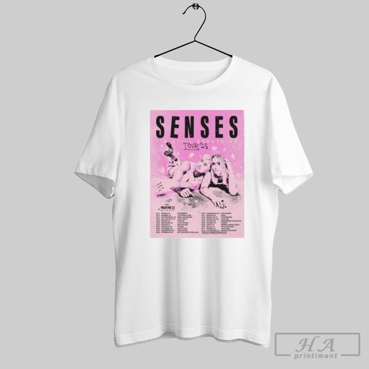 Senses Im Still Breathing Tour 2025 Poster Shirt