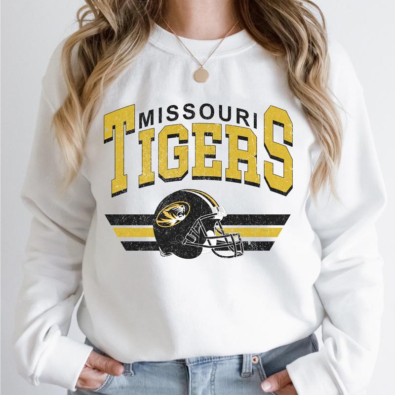 Missouri Tigers Vintage Football NCAA Sweatshirt, Vintage University Of Missouri Sweatshirt, Unisex Vintage Sweatshirt NCAA, Classic Sport Sweatshirt,