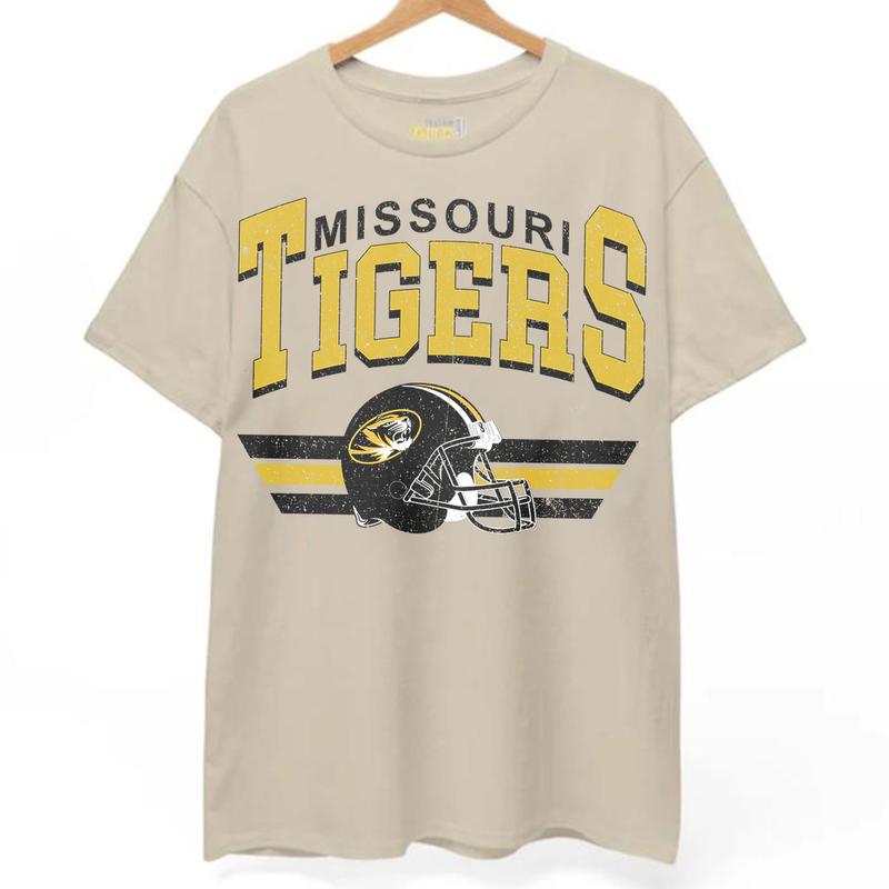 Missouri Tigers Vintage Football NCAA Sweatshirt - Tshirt - Hoodie, University of Missouri Unisex Football NCAA Shirt, Unisex Vintage NCAA Shirt, Clas