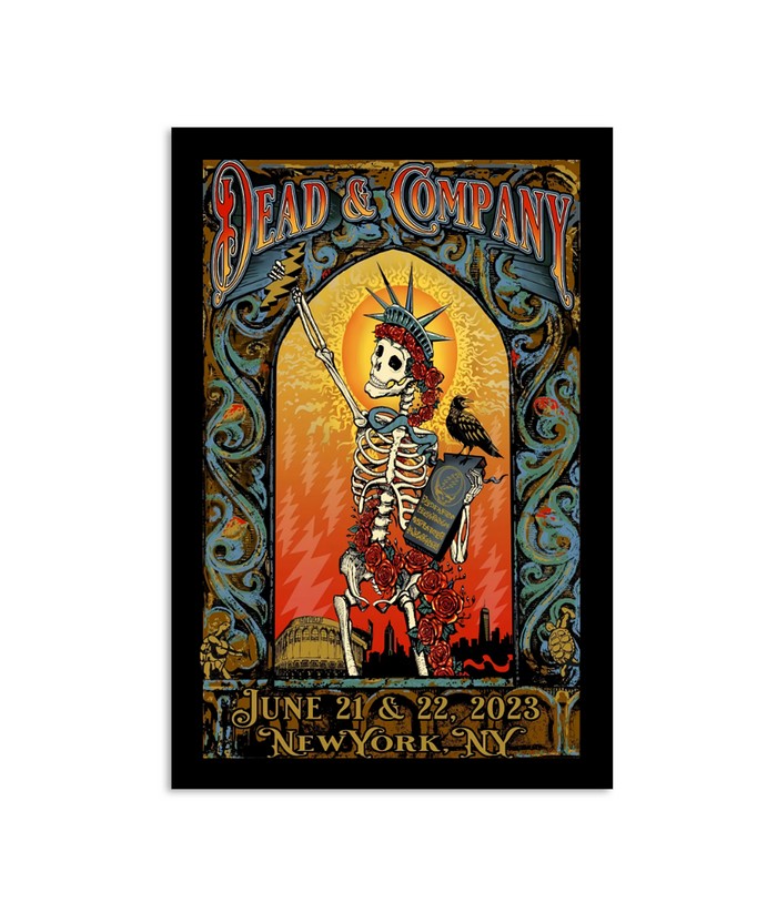 Dead And Company New York, NY Event Tour June 21 & 22 2023 Poster