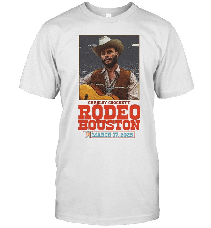 March 17, 2025 Charley Crockett Rodeo Houston Houston, TX T-Shirt