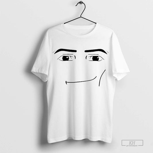 Roblox Man Face Meme Funny Costume Tees T Shirt T Shirt Sweatshirt C5