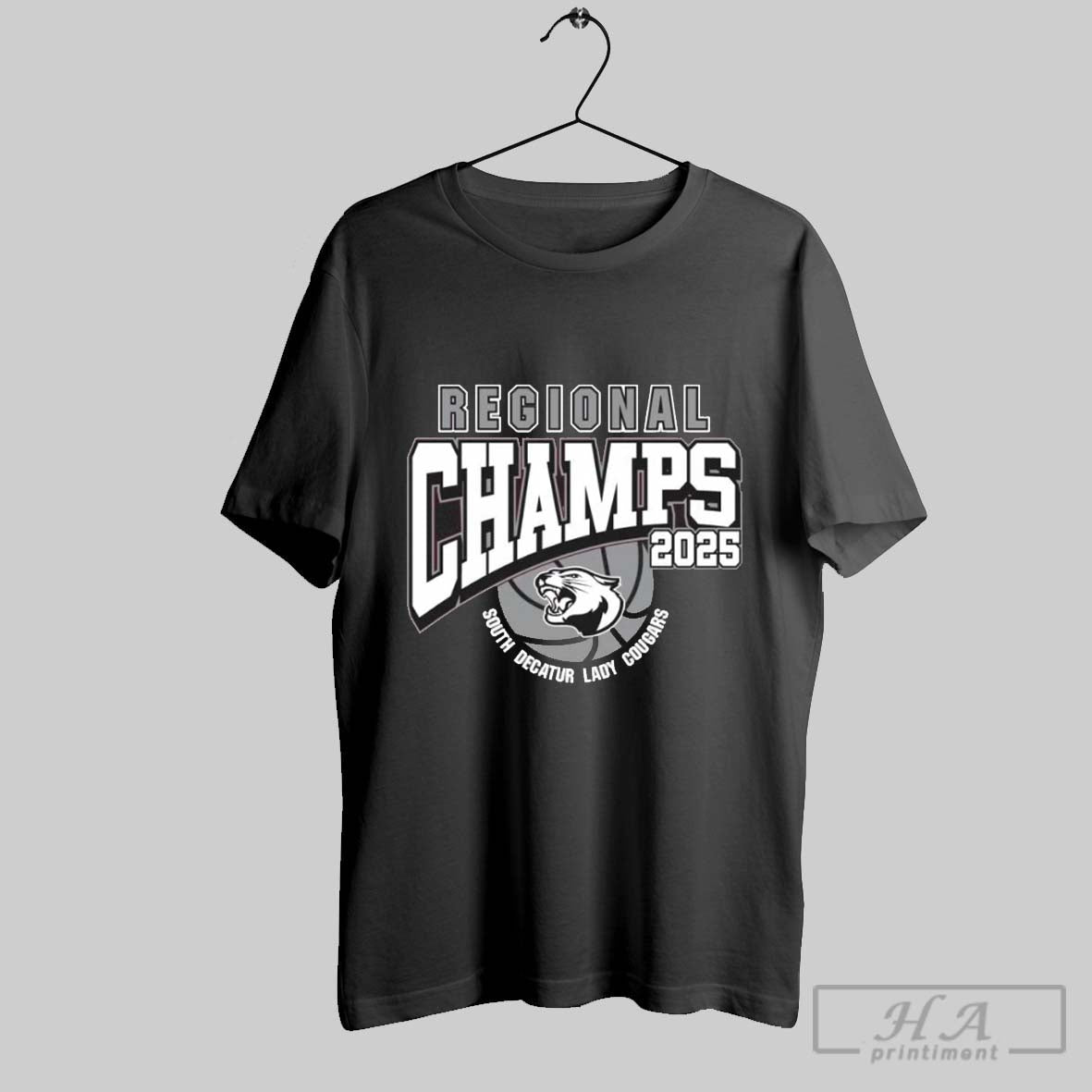 South Decatur Lady Cougars 2025 Regional Champs T Shirt