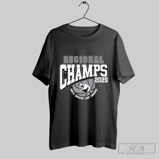 South Decatur Lady Cougars 2025 Regional Champs T Shirt