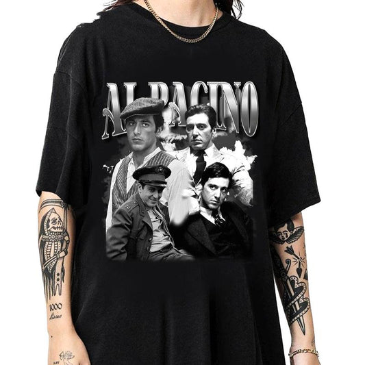 Al Pacino 90s Vintage Shirt, Al Pacino Michael Corleone T-Shirt, Godfather Movie Tee, The Godfather Tee, Al Pacino Fan Gift, shirts For Mens, Womens