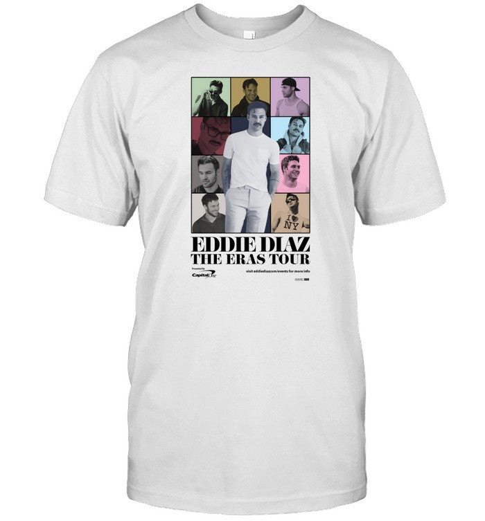 Eddie Diaz The Eras Tour T-Shirt, Hoodie, Tank Top, Sweater And Long Sleeve T-Shirt-Unisex T-Shirt