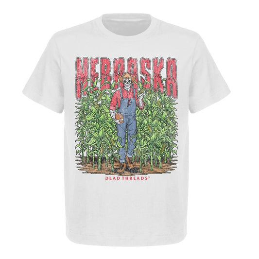 Limited Edition Nebraska Cornhuskers Football Graphic Tee  Unisex Heavy Cotton T-Shirt for True Fans