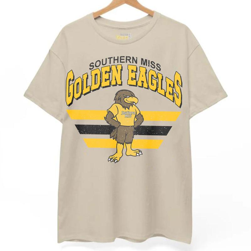 Southern Miss Golden Eagles Vintage Football NCAA Sweatshirt-Tshirt-Hoodie, University of Southern Mississippi Unisex Football NCAA Shirt, Unisex Vintage NCAA Shirt, Classic Football Shirt, Gifts For Football Fan Sport, Cotton, Sweatshirt, T-Shirt, Hoodie
