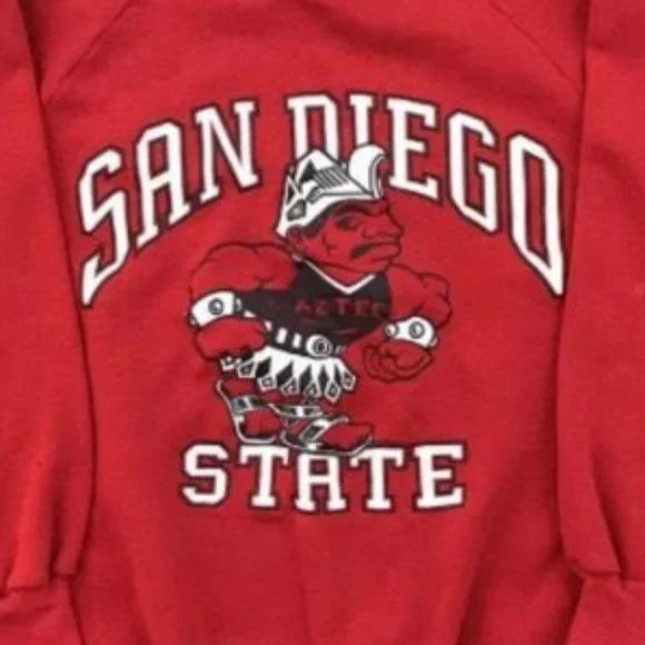 Vintage NCAA San Diego State Aztecs Unisex t-shirt, sweatshirt, hoodie Cotton Menswear