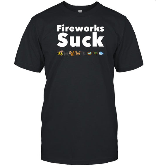 Dr. Karen Becker Planet Paws Media Fireworks Suck Shirt