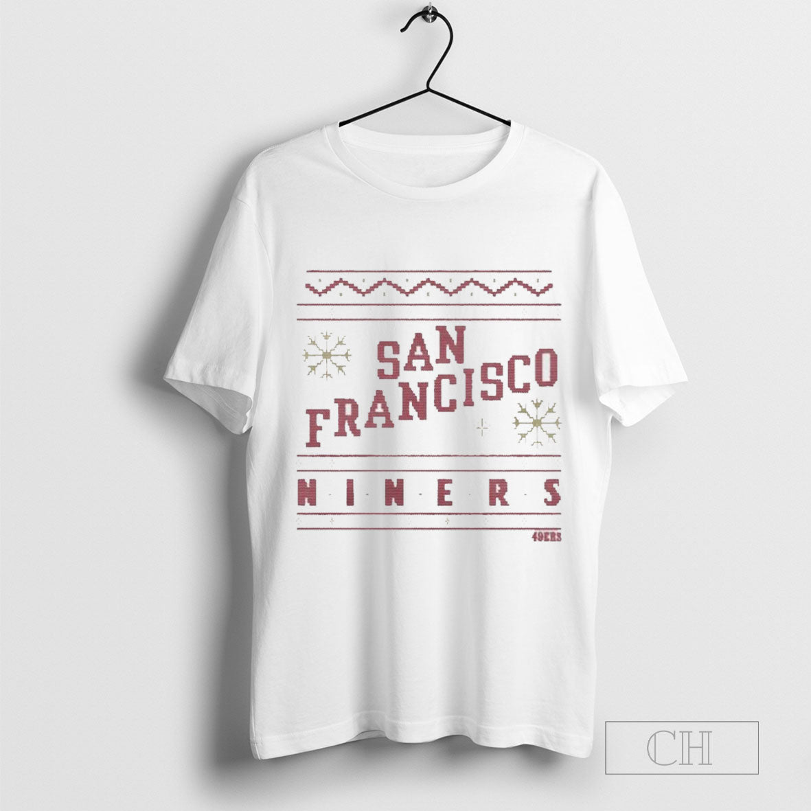 San Francisco 49ers 2024 Ugly Christmas Holiday T-Shirt