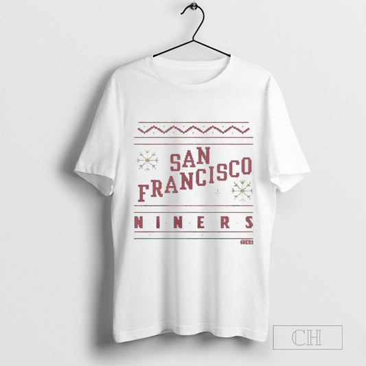 San Francisco 49ers 2024 Ugly Christmas Holiday T-Shirt