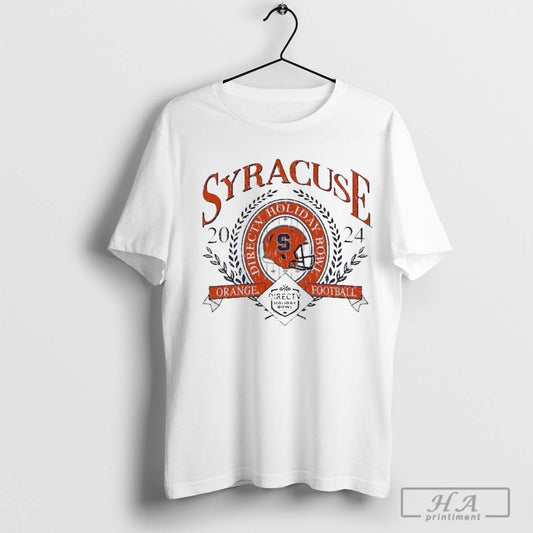 Syracuse Orange 2024 Holiday Bowl Flower T Shirt