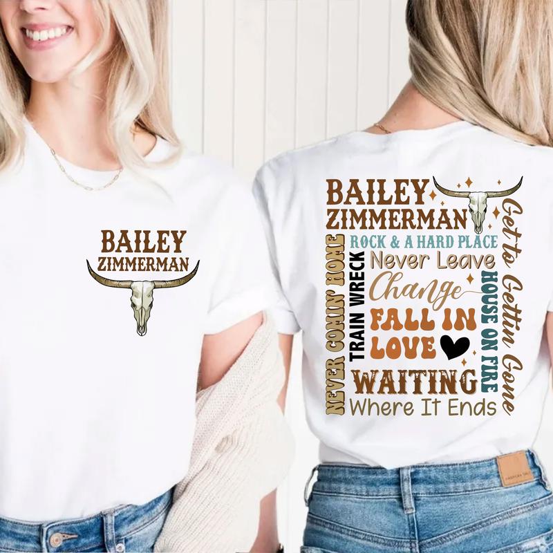 BZ Concert 2024 2 Sides Tee, Tour Merch, Western Vibe, Country Music Apparel, Unisex Long Sleeve Crewneck Shirt
