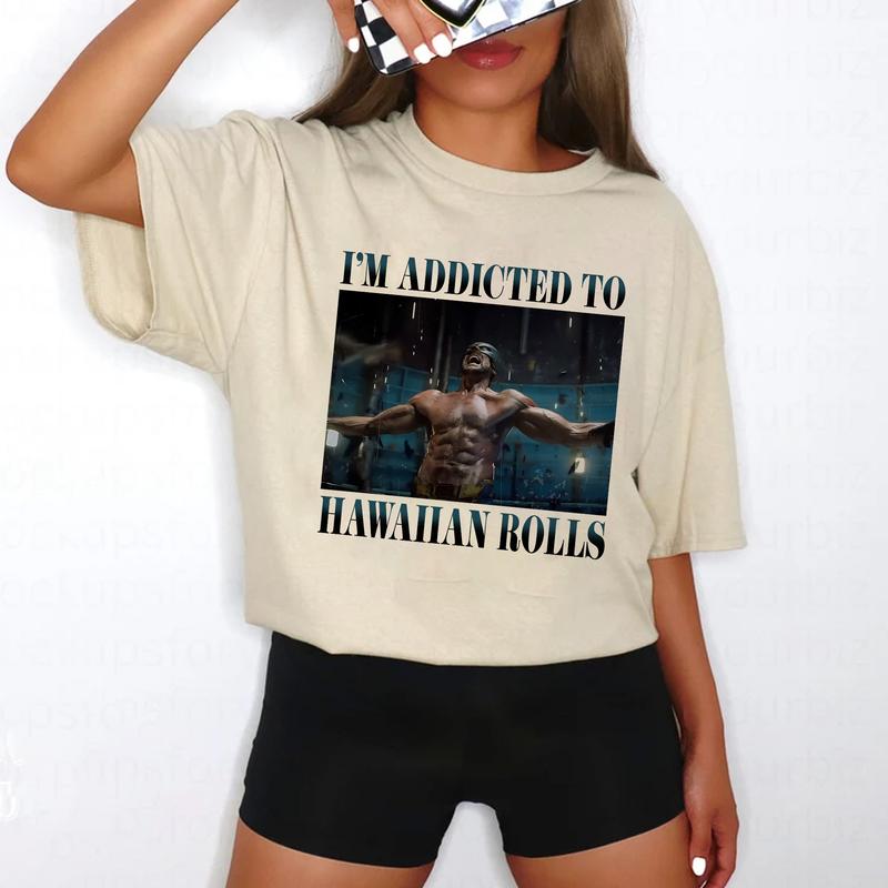 I'm Addicted To Hugh Jackman's Hawaiian Rolls Shirt, Hugh Jackman Hot Shirt, Hugh Jackman Abs Cotton Fabric Everyday Wear