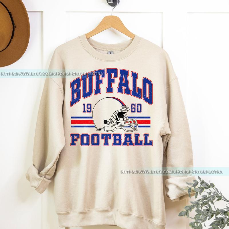 Buffalo Football Vintage Sweatshirt Sweatshirt,Buffalo Bill Crewneck Sweatshirt,Buffalo New York,Buffalo Bill Fan Gift, Gift For Fan