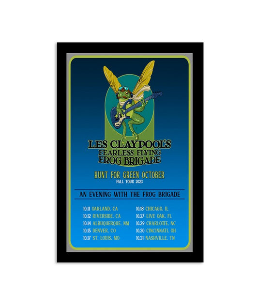Les Clay Pools Frog Brigade Fall Tour 2023 An Evening With The Frog Brigade Poster