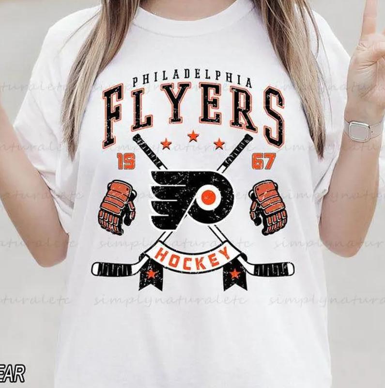 Philadelphia Sweatshirt Crewneck, Vintage Flyers shirt, Philadelphia Hockey Fan shirt, Hockey Tee, Flyers Sweatshirt