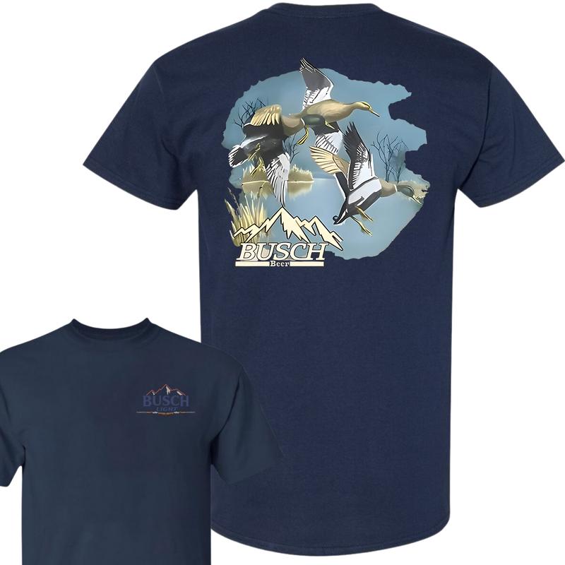 Busch Light Shirt, Duck Hunters Trendy T-Shirt, Unisex T-Shirt, Full Color T-Shirt, For Men, For Men