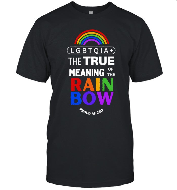 Dr. Jebra faushay lgbtqia+ the true meaning of the rain bow shirt