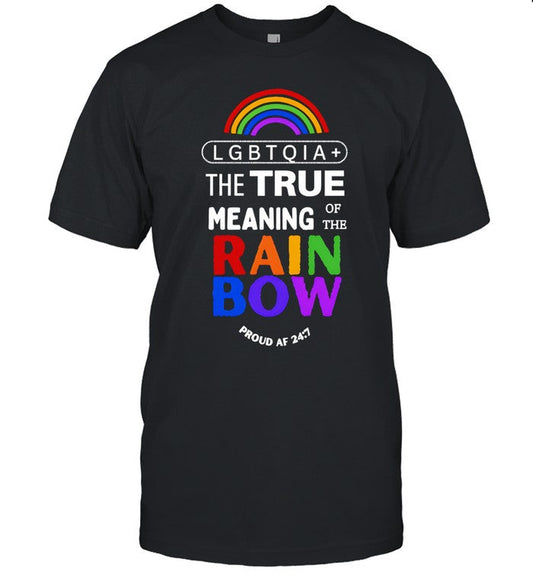 Dr. Jebra faushay lgbtqia+ the true meaning of the rain bow shirt