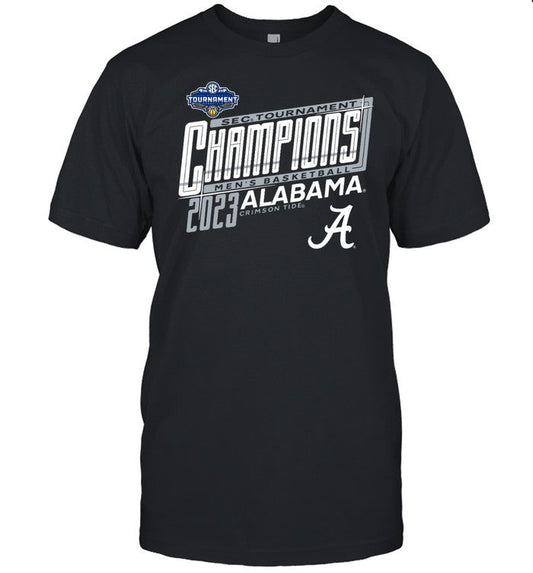 Alabama SEC Men's Basketball Tournament Championship 2023 T-Shirt_2