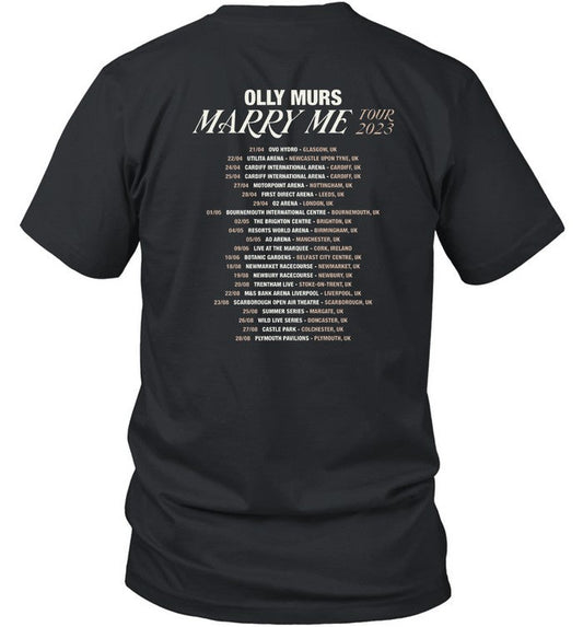 Olly Murs Tour 2023 Shirt