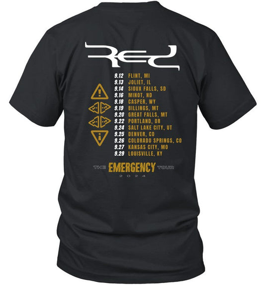 Limited Shirt Red The Emergency Tour 2024_1
