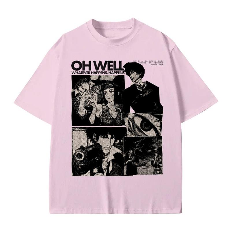 Cowboy Bebop Shirt Vintage Anime Merch, unisex Cowboy Bebop Shirt