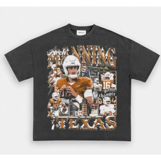 Vintage Ncaa Arch Manning T-Shirt, Texas Longhorns College Football Team T-Shirt, College Football Team, Fan Shirt, Menswear, Hoodie, Sweatshirt