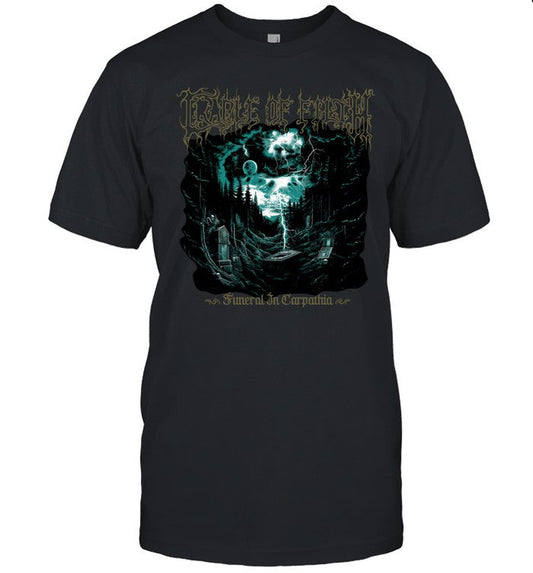 Cradle Of Filth Funeral In Carpathia Hot 2024 T Shirt