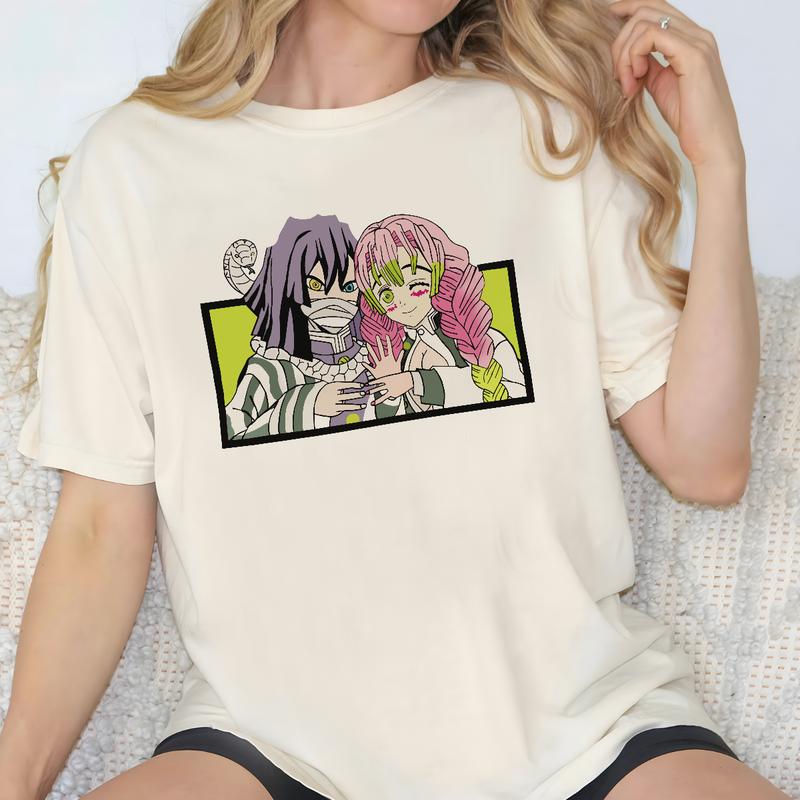 Obandai and Mitsuri lovely couple Demon Slayer Shirt, Snake Hashira and Love Hashira Shirt, Kimetsu No Yaiba t-shirt, anime sweatshirt hoodie, Tanjiro