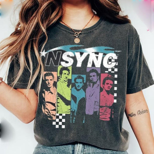 Vintage NSYNC T-Shirt, Boy Band T-Shirt, Oversized 90s T-Shirt, Nysnc Fan Gear, Bye Bye Bye T-Shirt, NSYNC Tour FREE SHIPPING