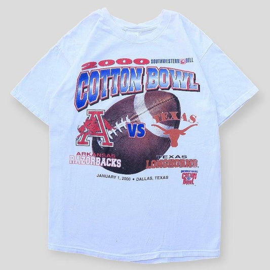2000 VTG Arkansas VS Texas Cotton Bowl, Full Color T-Shirt, Unisex T-Shirt, For Men, For Women
