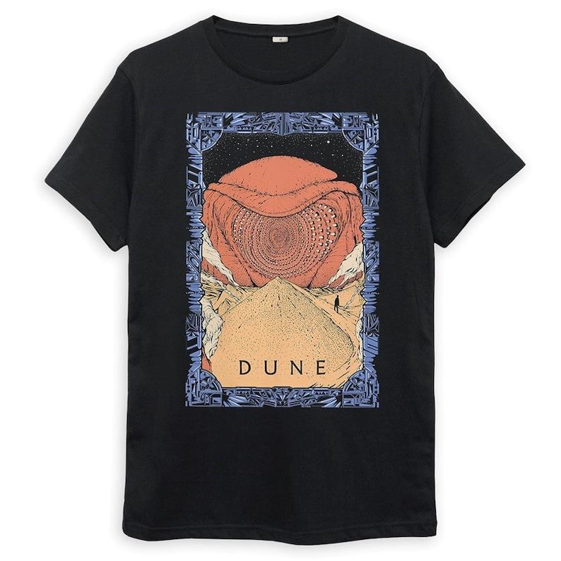 Dune Arrakis Shai-Hulud T-Shirt  Men's Women's Sweatshirt, Sandworm Surf Tshirt, Sci-Fi Movie Shirt, Atreides hoodie, Bene Gesserit tee, Shai-Hulud Su