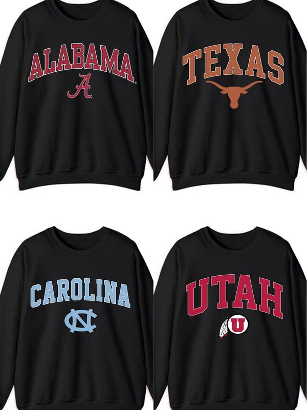 Best-Selling Vintage College NCAA Sweatshirt, Vintage Sweatshirt Football All Teams NCAA, Classic Sport Sweatshirt, Crewneck, Contton, Gifts For NCAA Fans