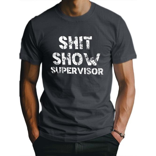 Mens Shit Show Graphic Tee - Moisture-Wicking, Comfort Fit for Active Lifestyle - Ideal for Casual Wear Made in USA