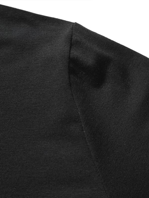 Men's Letter  Print Round Neck Graphic Tee, Regular Fit Casual Short Sleeve T-shirt, Men's Summer Top for Daily Wear