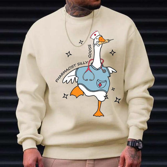 Pharmacist Silly Goose Sweatshirt, Nursing Student Shirt, Nurse Gift, Nurse Appreciation Shirt, Funny Goose Sweatshirt, Silly Goose Fans, Shirt For Gi