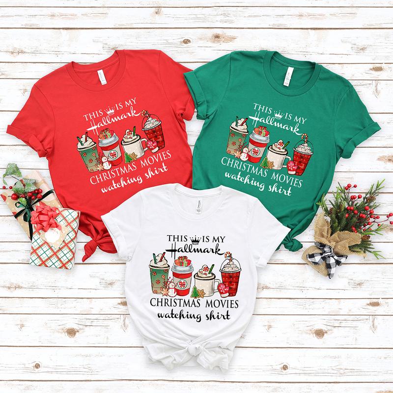 This Is My Movie Watching Christmas Crewneck Sweatshirt, Hoodie, T-shirt