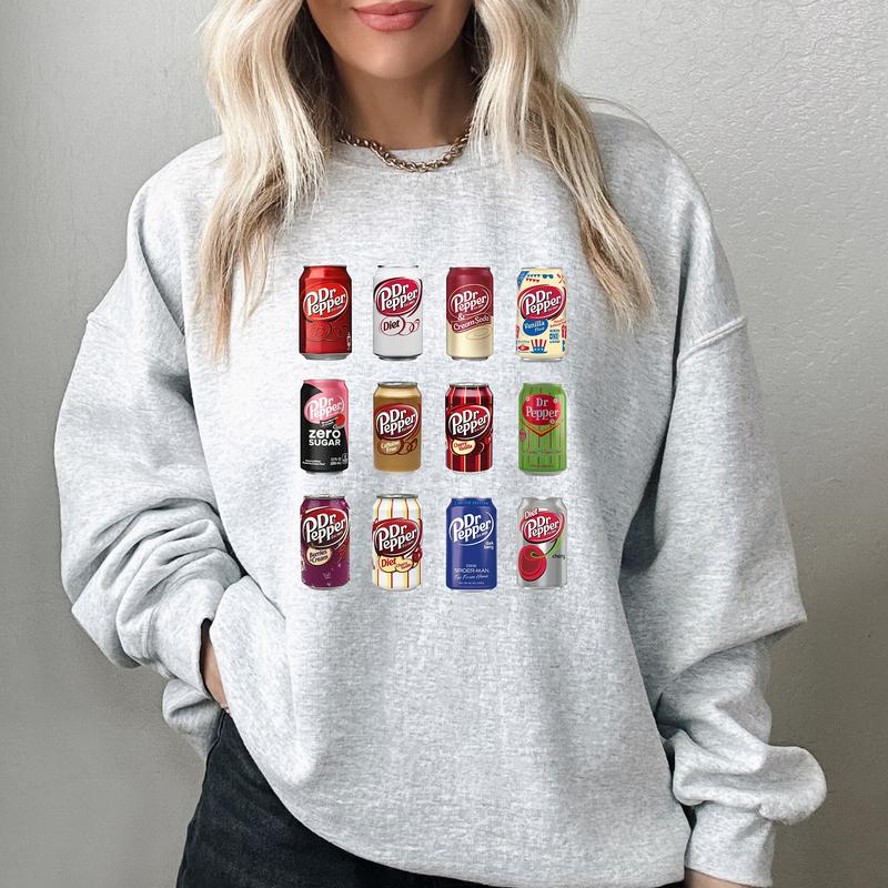 Trendy Dr. Pepper Sweatshirt - Perfect Gift for Soda Lovers