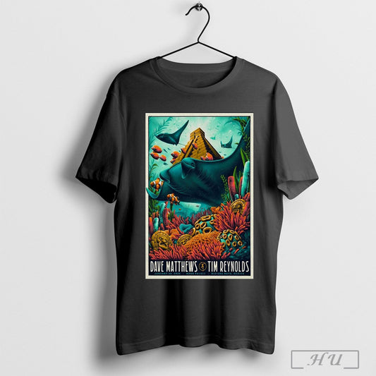 Poster Dave Matthews Band And Tim Reynolds In Riviera Maya Mexico On Jan 26 2025 T Shirt