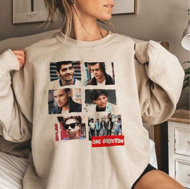 One Direction Midnight Memories Sweatshirt, Harry Tour 2022 Tribute