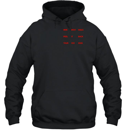 Nine Inch Nails Peel It Back Tour 2025 Hoodie